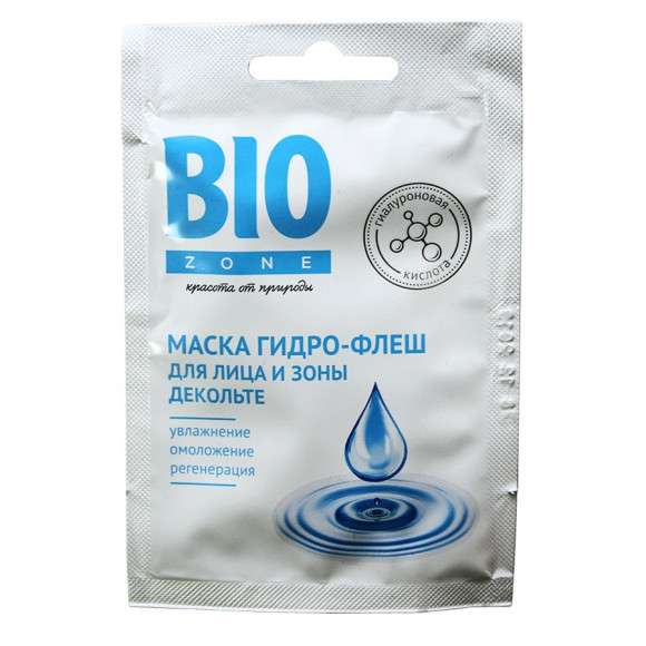 BioZone Маска гидро-флеш для лица и зоны декольте, 12ml