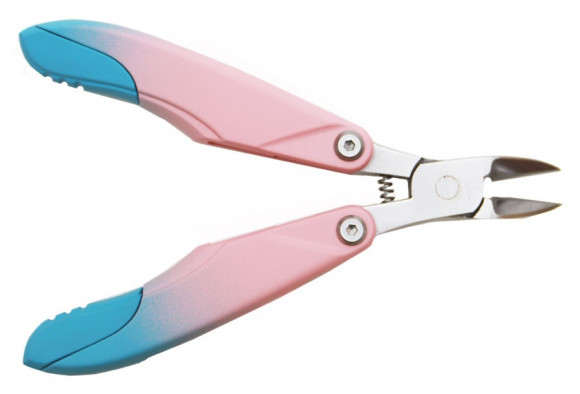 Кусачки педикюрные (розовые) в коробке