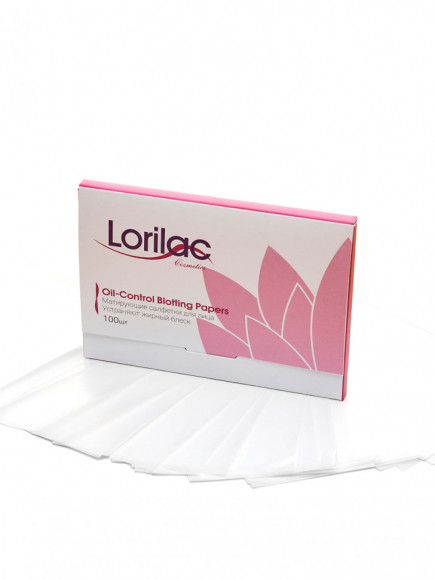 Матирующие салфетки для лица Lorilac Oil-Control Blotting Papers,100шт