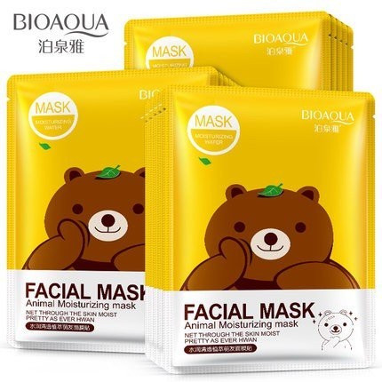 Маска с эссенцией зеленого чая Fasial Animal Mask (30г.) BioAqua арт. 8487