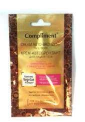 Крем-автобронзант Compliment с эффектом мерцания 15 мл
