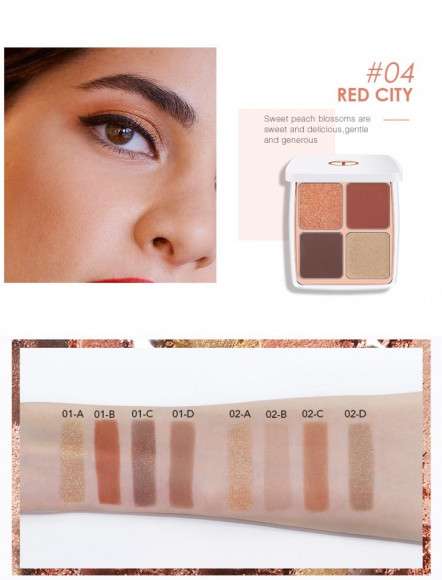 Тени O.TWO.O Colored Drawing Morocco 4цв (арт. 1003) 13.6 g. Тени O.TWO.O Colored Drawing Morocco 4цв (арт. 1003) 13.6 g.