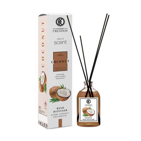 Аромадиффузор с палочками Kreasyon Reed Diffuser Coconut 115 ml