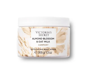 Отшелушивающий скраб для тела Victoria's Secret Almond blossom & oat milk comfort 368 g.