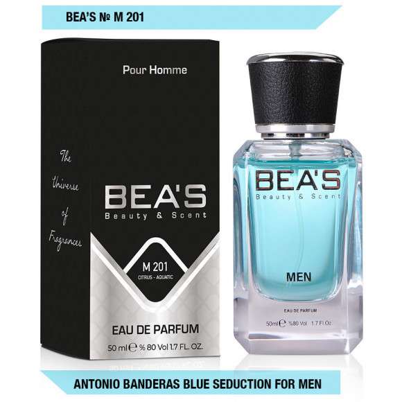 Парфюм Beas Antonio Banderas Blue Seduction Men 50 ml арт. M 201 Парфюм Beas Antonio Banderas Blue Seduction Men 50 ml арт. M 201