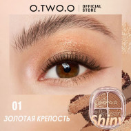 SC073-01 Роскошная ослепительная палетка теней для век 4 цвета Золотая крепость 5,5 g SC073-01 Роскошная ослепительная палетка теней для век 4 цвета Золотая крепость 5,5 g