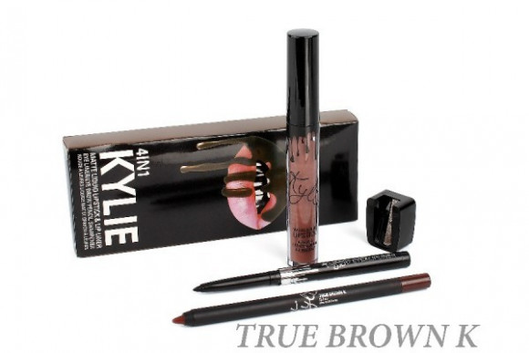 Набор Kylie 4in1 (карандаши для губ и глаз + жидкая помада + точилка) 12шт