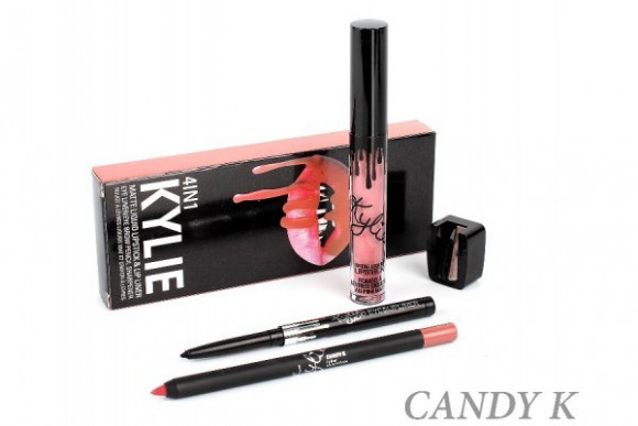 Набор Kylie 4in1 (карандаши для губ и глаз + жидкая помада + точилка) 12шт