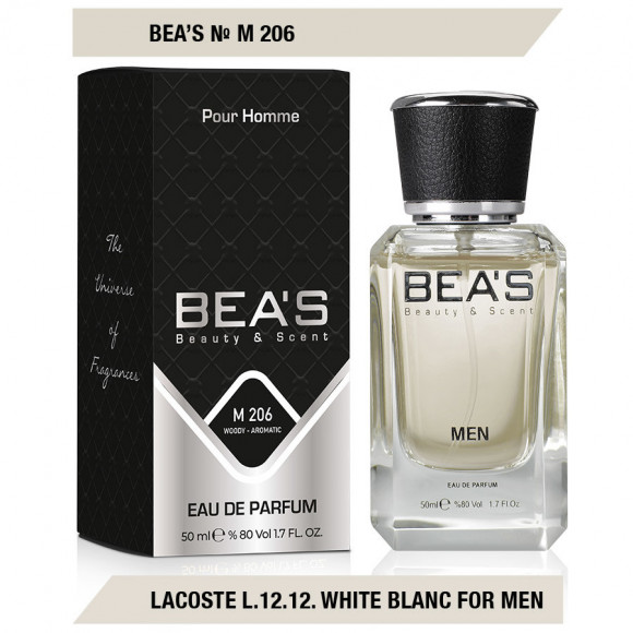 Парфюм Beas Lacoste L.12.12. White Blanc Men 50 ml арт. M 206 Парфюм Beas Lacoste L.12.12. White Blanc Men 50 ml арт. M 206