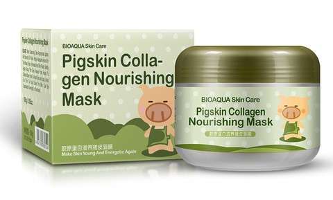 Маска для лица Bioaqua с коллагеном PIGSKIN COLLAGEN NOURISHING MASK 100g 0504