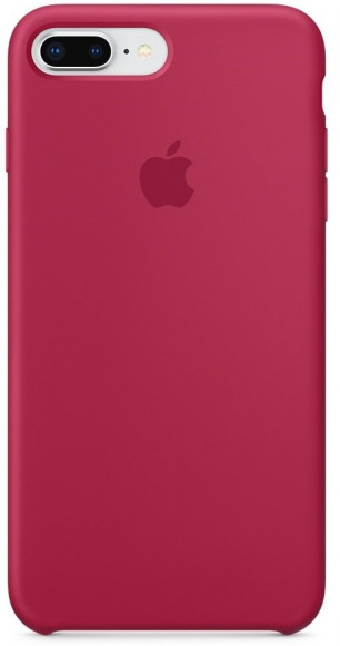 Силиконовый чехол для Айфон 7/8 Plus -Красная роза (Rose Red)