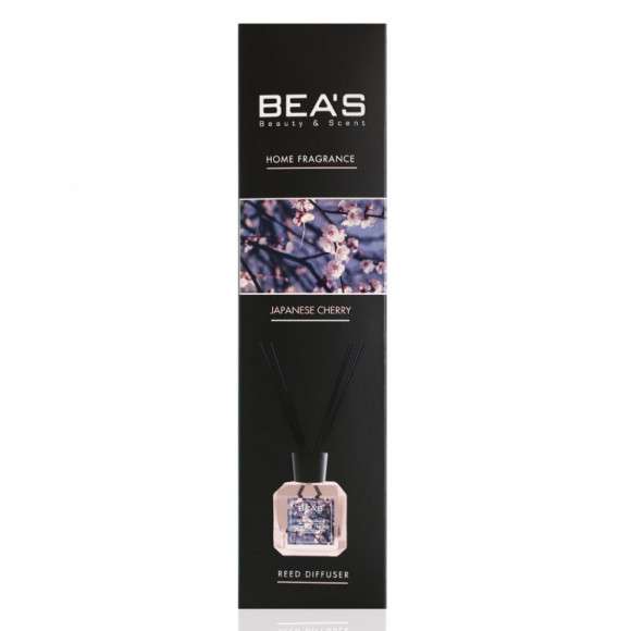 Ароматический диффузор с палочками Beas Japanese Cherry - Японская вишня 120 ml