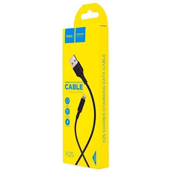 USB кабель HOCO X25 Soarer Charging Data Cable For Lightning (L=1M)