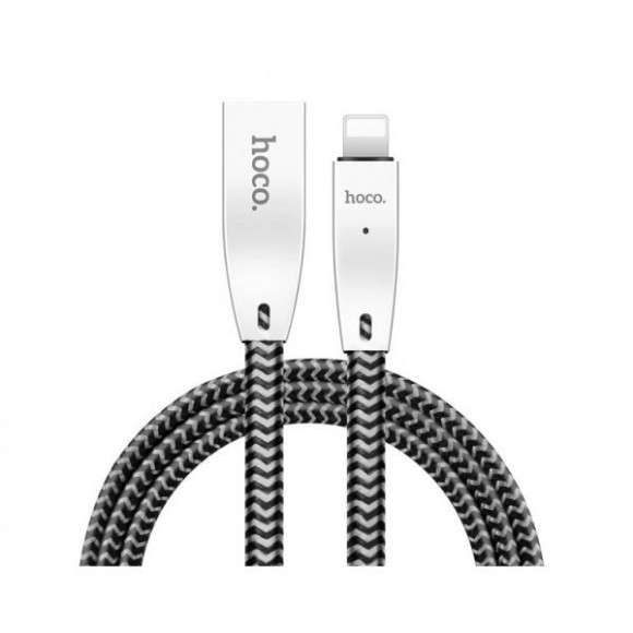 USB-Кабель "HOCO" U11 Zinc Alloy Reflective Knitted lightning Charging (Intelligent power off) USB-Кабель "HOCO" U11 Zinc Alloy Reflective Knitted lightning Charging (Intelligent power off)