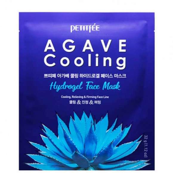 Охлаждающая маска с экстрактом агавы Petitfee Agave Cooling Hydrogel Face Mask 32г