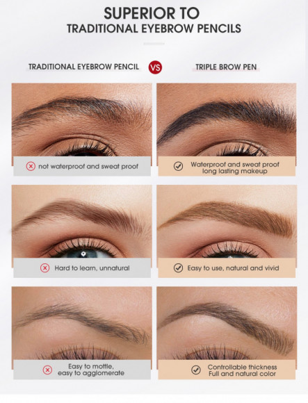 Карандаш для бровей O.TWO.O арт. 1013 #02 (Medium Brown) 2 ml