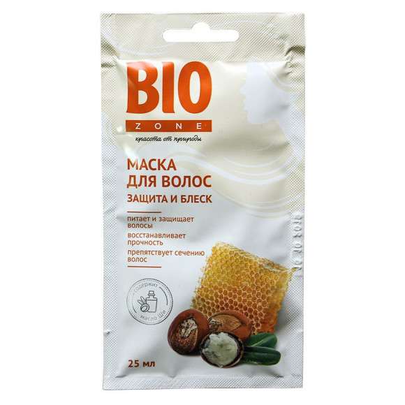 BioZone Маска для волос "Защита и блеск", 25ml