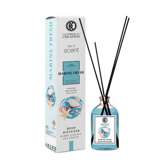 Аромадиффузор с палочками Kreasyon Reed Diffuser Marine Fresh 115 ml