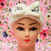 Повязка для волос - белая