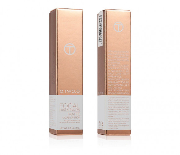 Матовый блеск O.TWO.O Matte liquid lipstick №10 (1009) 3 ml