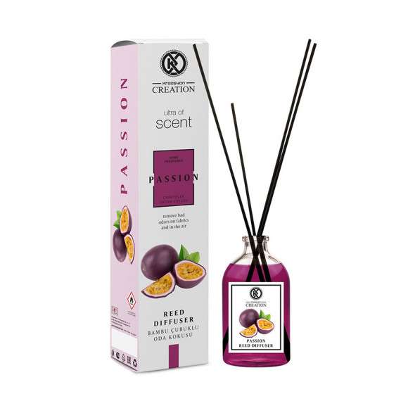 Аромадиффузор с палочками Kreasyon Reed Diffuser Passion Fruit 115 ml