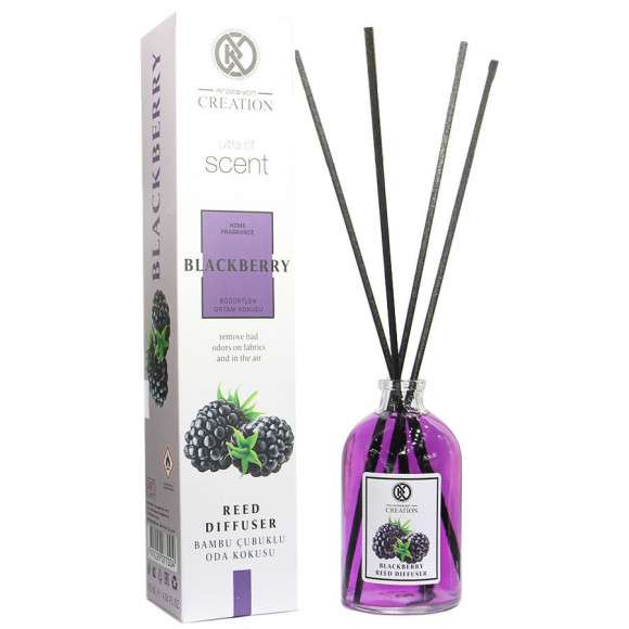 Аромадиффузор с палочками Kreasyon Reed Diffuser Blackberry 115 ml