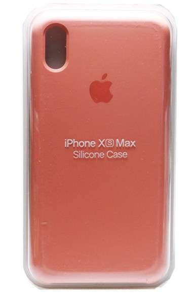 Силиконовый чехол для Айфон XS Max - (Коралловый)