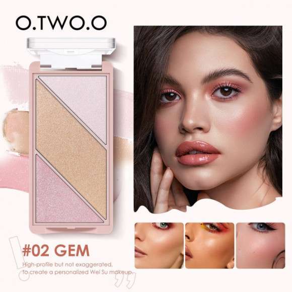Румяна для лица 3 в 1 O.TWO.O арт. 9141 #02