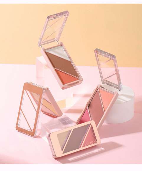 Румяна для лица 3 в 1 O.TWO.O арт. 9141 #03 Румяна для лица 3 в 1 O.TWO.O арт. 9141 #03