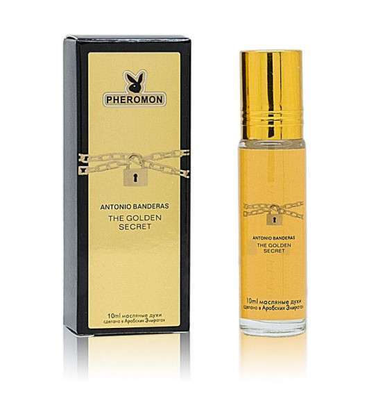 Духи с феромонами Antonio Banderas "The Golden secret" for men 10 ml (шариковые)