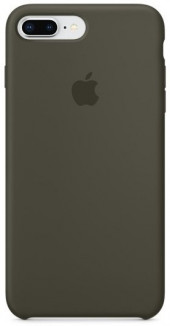 Силиконовый чехол для Айфон 7/8 Plus -Тёмно-оливковый (Dark Olive)